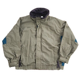 Columbia Sportswear Co Bugaboo Green & Teal Winter Coat Shell